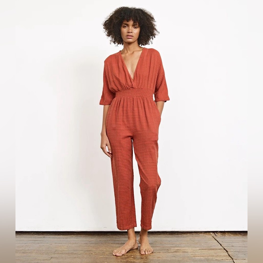 • ace&jig • Bianca Jumpsuit in Russet